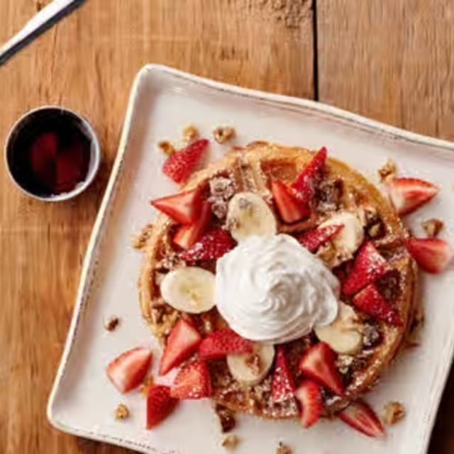 Strawberry Banana Waffle.