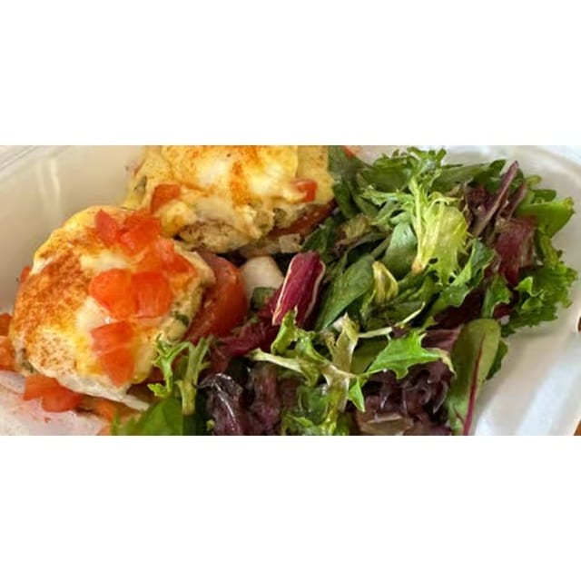 Crab Cake Benedict.