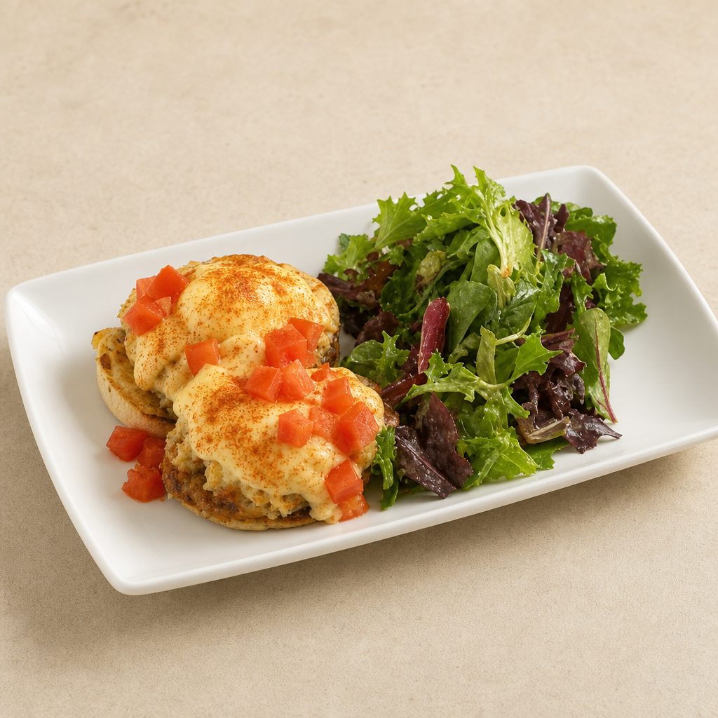 Crab Cake Benedict.