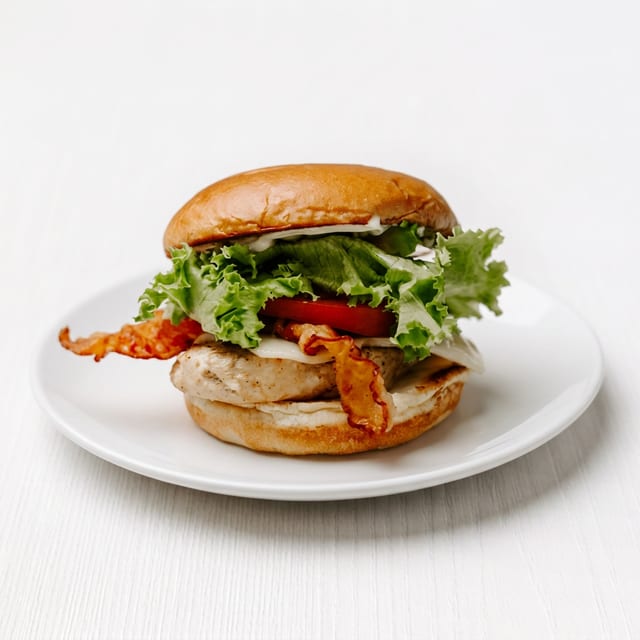 Bacon Avocado Chicken Sandwich.
