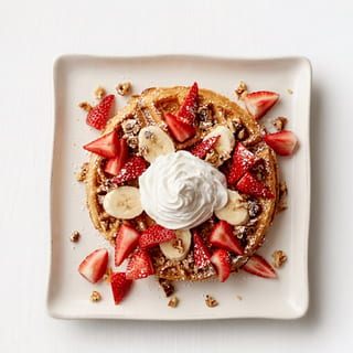 Strawberry Banana Waffle