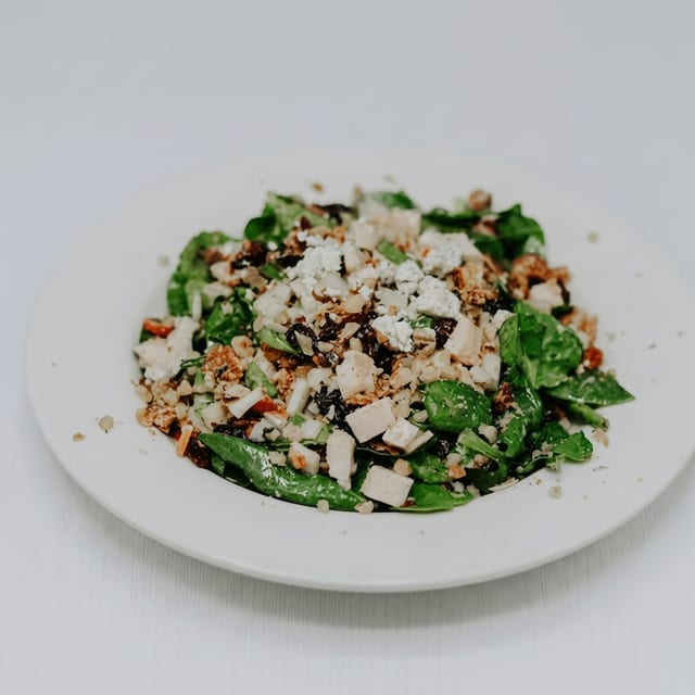 Chicken Spinach Salad.