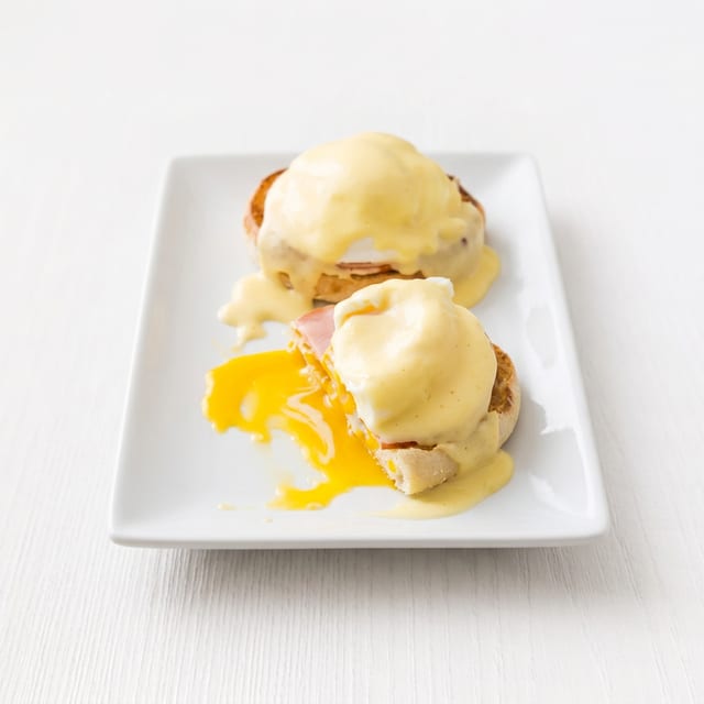 Classic Eggs Benedict.